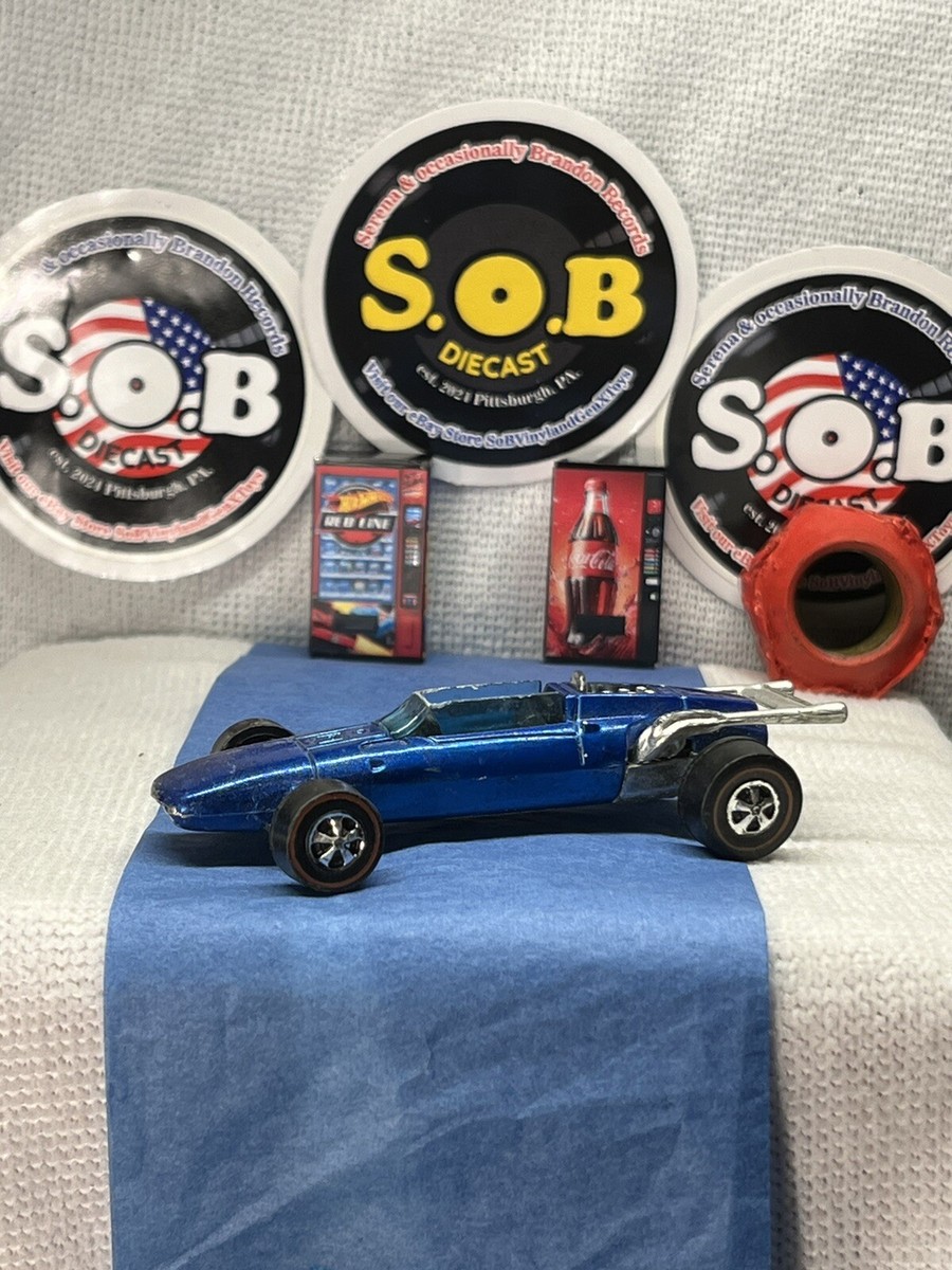 Hot Wheels Redlines 1969 Indy Eagle 1:64 Diecast USED EX Cond Blue