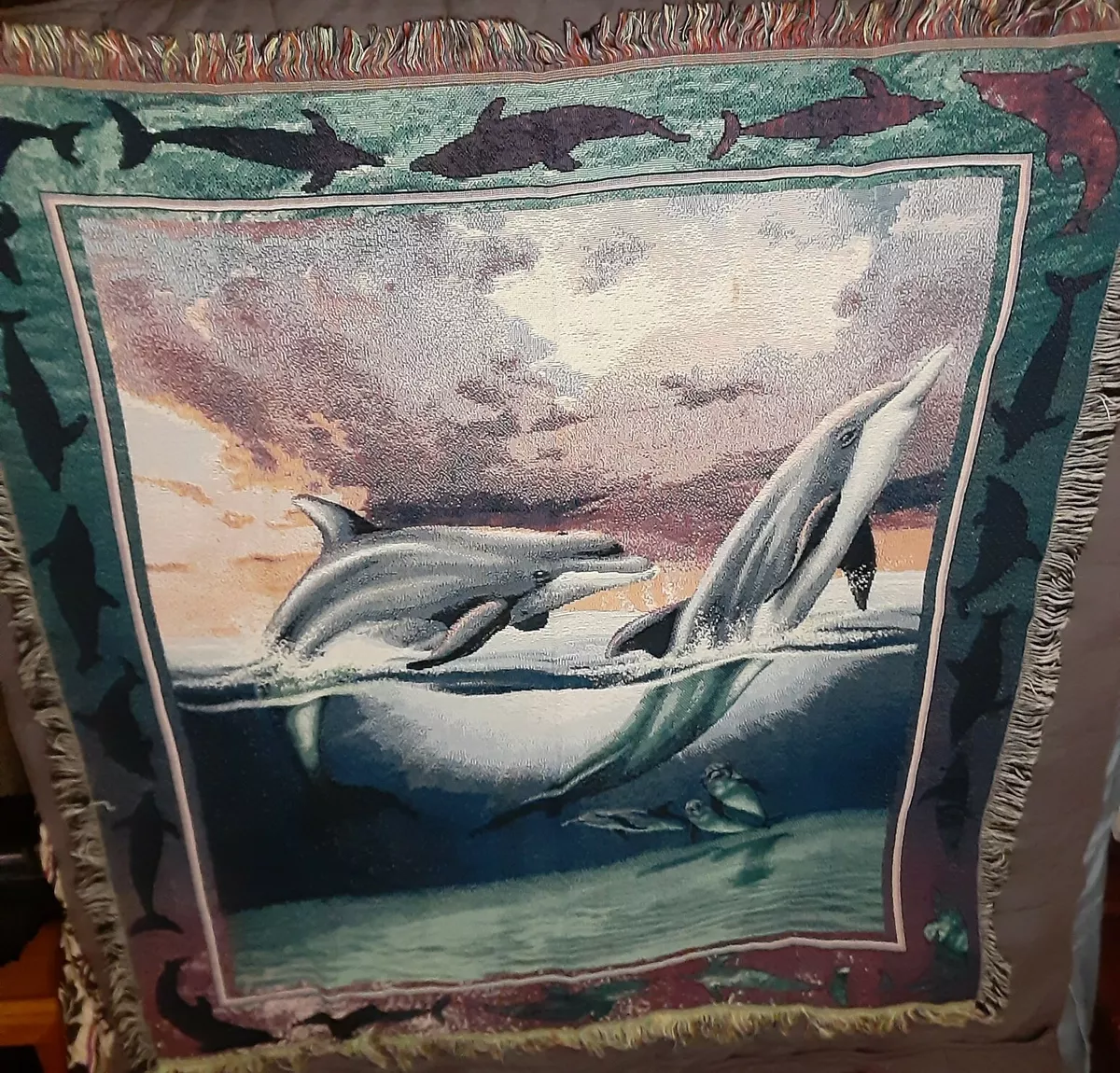 Dolphin throw blanket hot sale