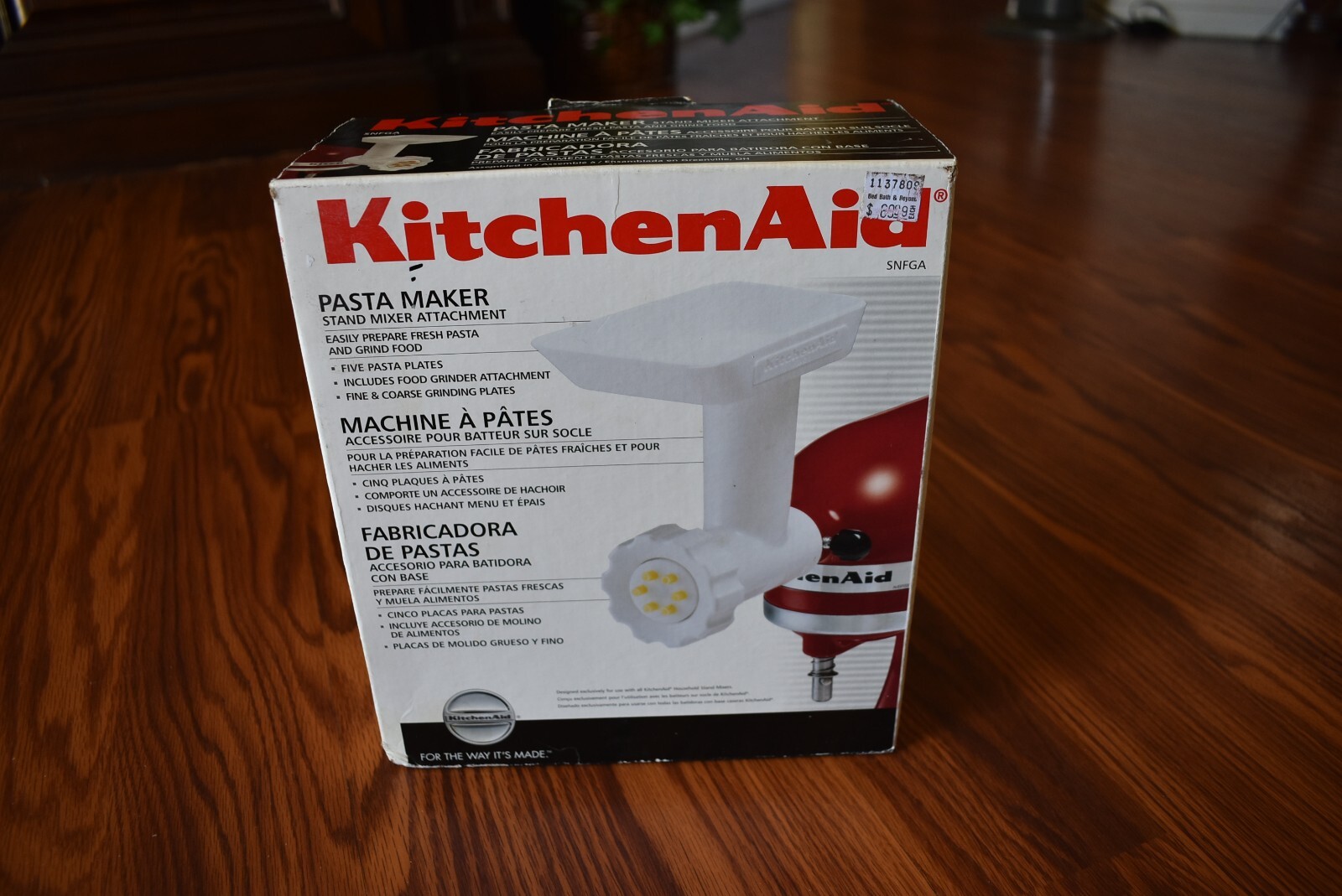 KitchenAid Pasta Maker & Food Grinder Stand Mixer Attachment - Never Used