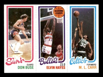 1980 Topps Basketball #32 Buse Hayes Carr NM/MT *e7