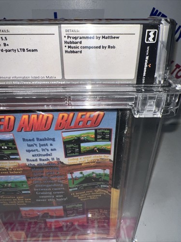 SEGA GENESIS Road Rash 2 II - WATA 5.5 B+ - FACTORY SEALED NEW 🔥 - Picture 11 of 14