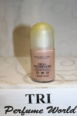 Max Factor HIGH DEFINITION Perfecting Make-up # 205 ROSE BEIGE 1.0 fl.oz.