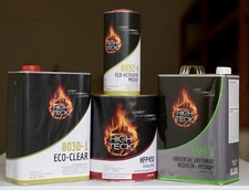 High Teck 8030 Victory Red Basecoat Paint Reducer Clearcoat Gallon Kit!GM WA9260