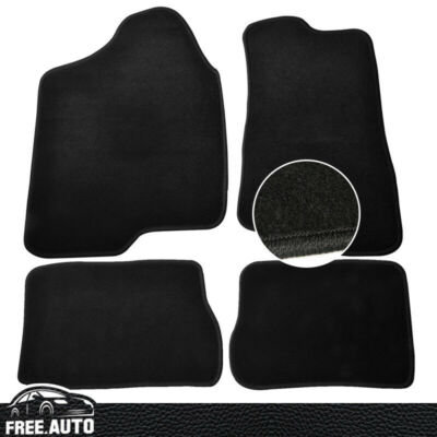 Fit 03-09 Hummer H2 4Dr OE  Fitment Floor Mats Front & Rear Black - Carpet Nylon