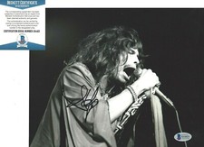 AEROSMITH SINGER STEVEN TYLER SIGNED TOYS IN THE ATTIC 8x10 PHOTO 1 BECKETT COA