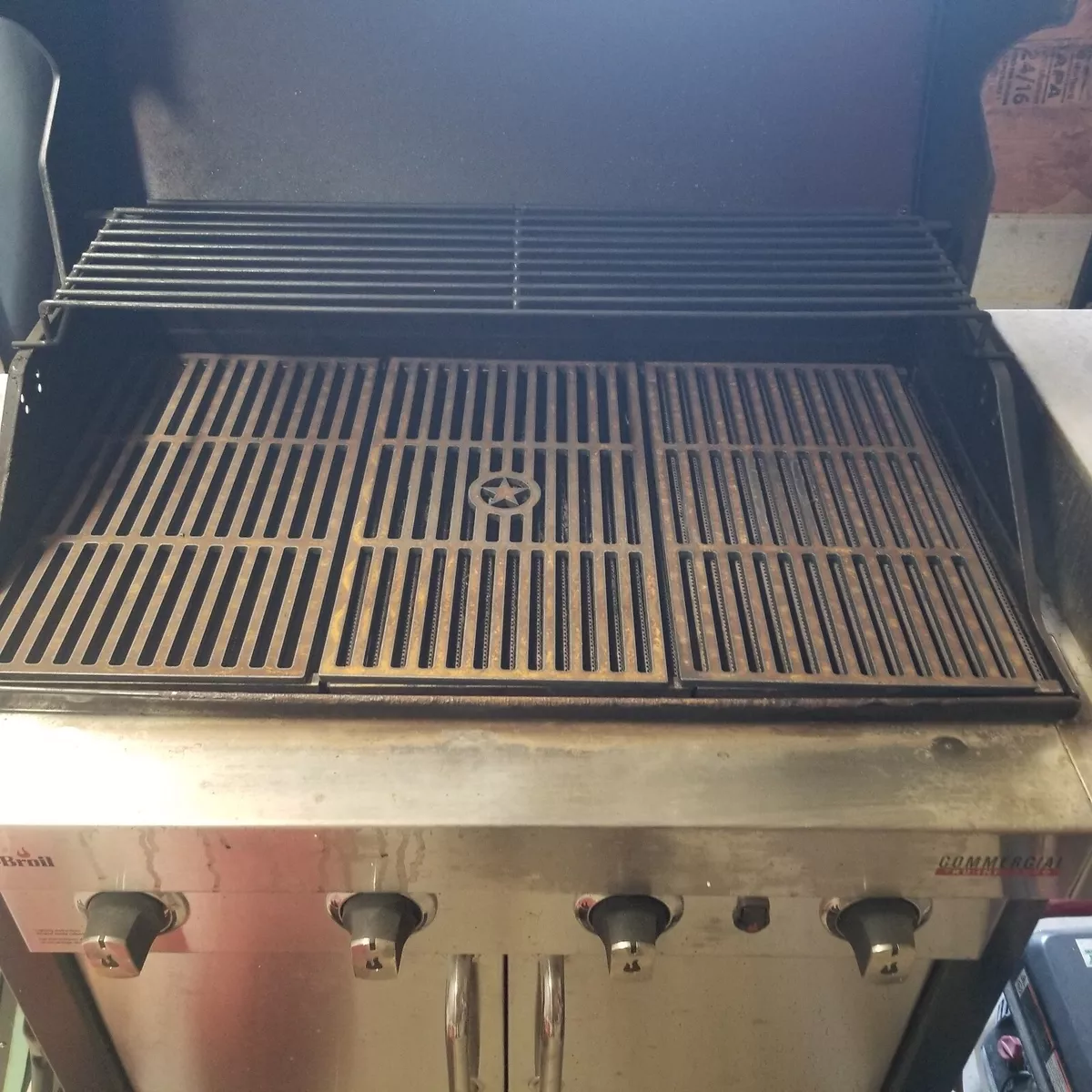 BBQ Grate Steel Replacement Broil Commercial 4 Burner | eBay