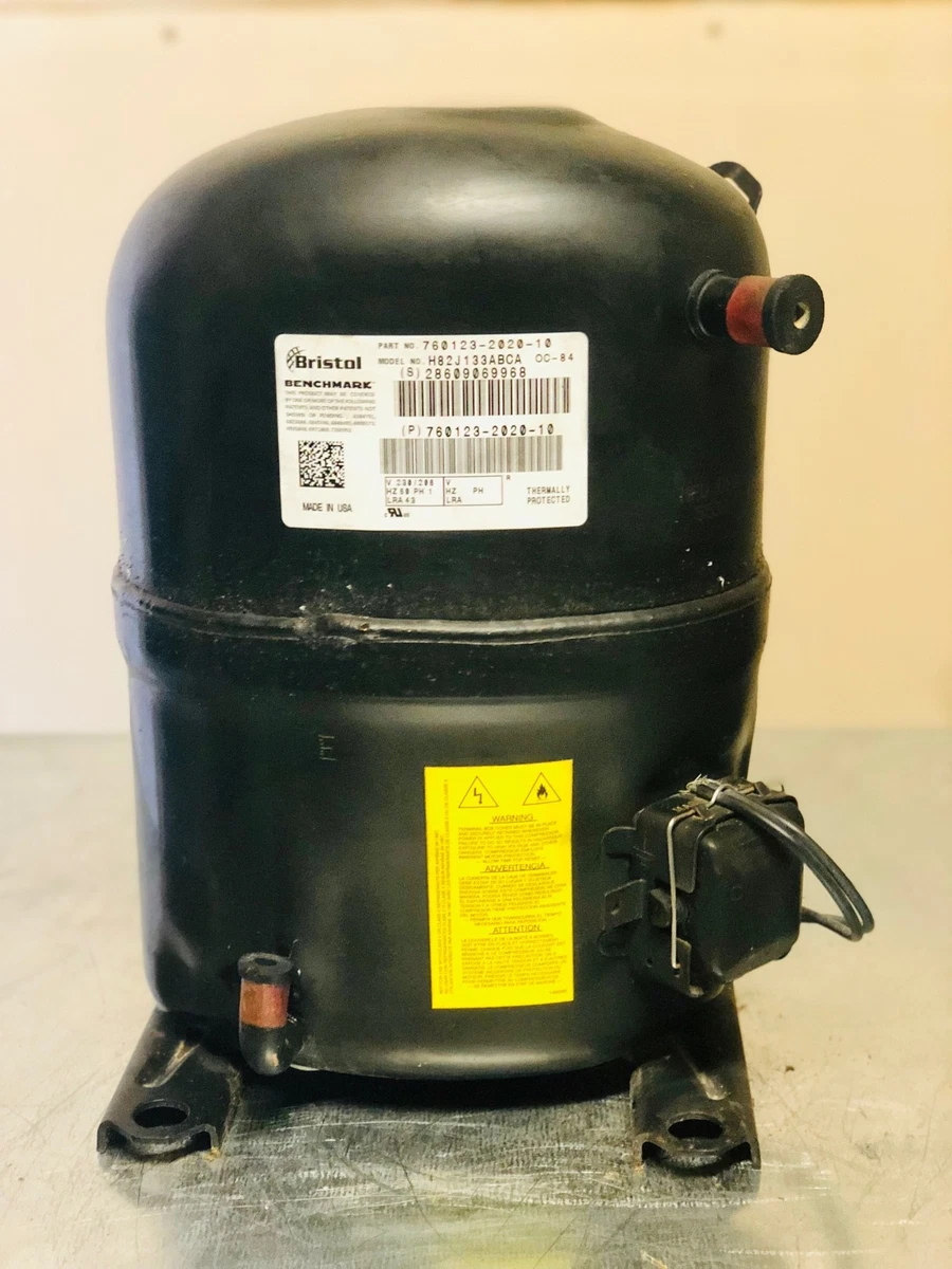 Bristol Reciprocating 1 Ton Compressor R410A 208 230 1 H82J133ABCA