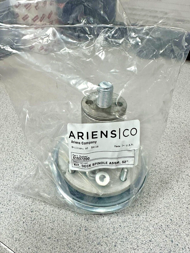 OEM Gravely Ariens 51537200 Spindle ASM Edge Ikon HD ZTX ZTXL 52" Cut 51528000 - Image 4 of 4