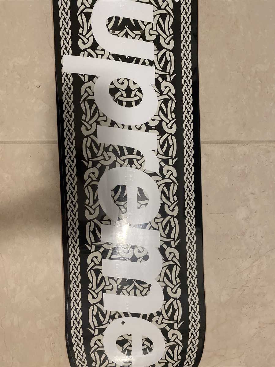 Supreme Celtic Knot Skateboard Black 8 1/2 OS FW21 Deck Limited