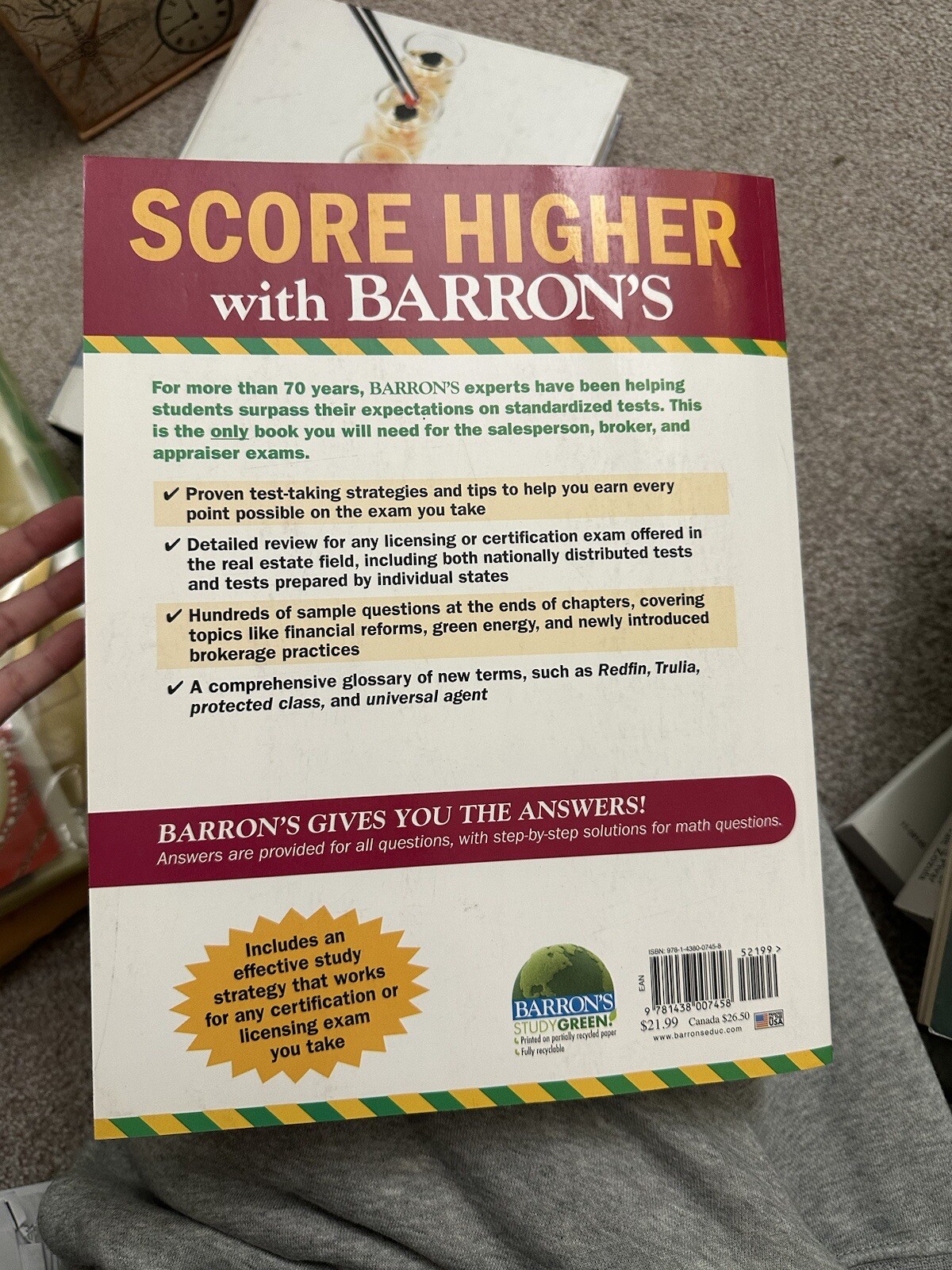 Barron's Real Estate Licensing Exams by J. Bruce Lindeman and Jack P