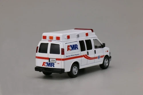 596 Model 1:64 Chevrolet van VAN AMR Ambulance Diecast Metal Car - Picture 3 of 5