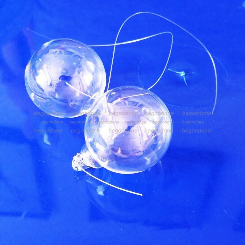 2pcs MicroLandscape Aquarium Floating Blown Glass Bubble Fish Tank