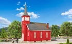HO Scale Buildings - 38845 - H0 Cottage grove church with LED lighting - Kit