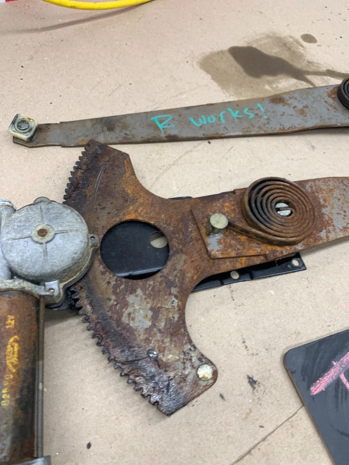 Regulador de ventana eléctrica Mustang Capri GT COBRA LX 1987-1993 ¡Par de trabajo probado!! Foto 4 de 4