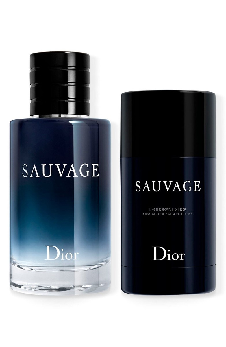 Christian Dior Sauvage Eau De Toilette Refillable and Deodorant