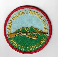 BSA Camp Daniel Boone NC BSA RED Border [MX-3916]