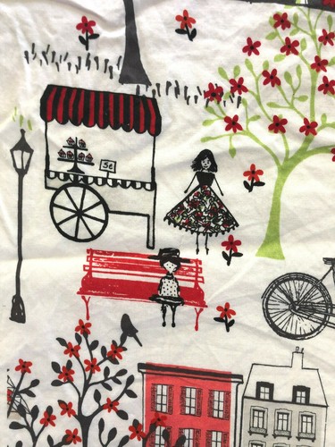 Waverly-Inspirations Screen Print Fabric 20" x 27” remenent French life - Picture 5 of 11