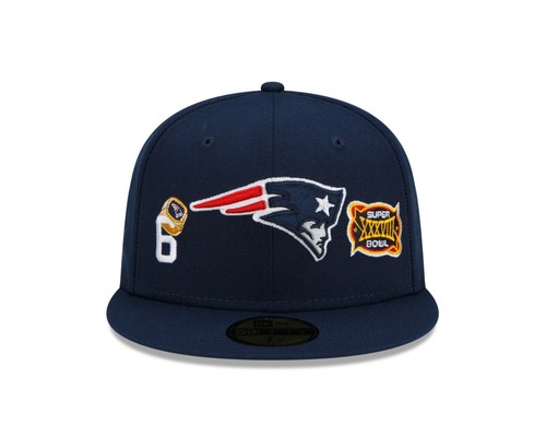 New Era New England Patriots 59FIFTY Champions Hat Blue 7 5/8