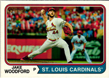 2023 Topps Heritage High Number Jake Woodford Card #602 St. Louis Cardinals    