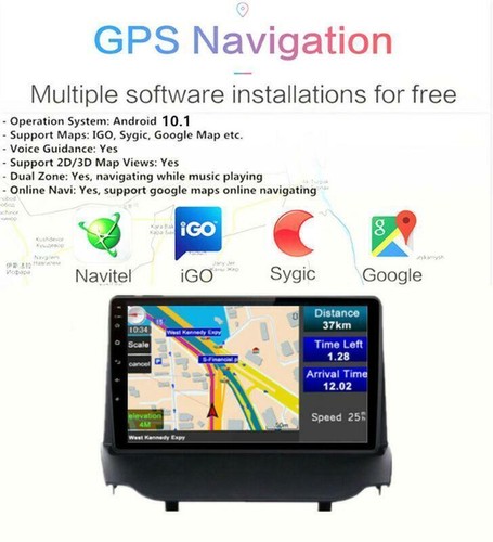 For 13-17 Ford Ecosport 9" Android 10.1 Stereo Head Unit Radio Player Navigation - Picture 4 of 12