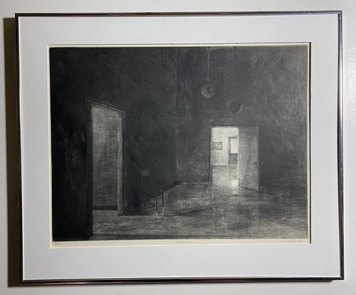 Limited Edition Mezzotints Print Titled Chamber III By Donald Furst - Bild 4 von 12