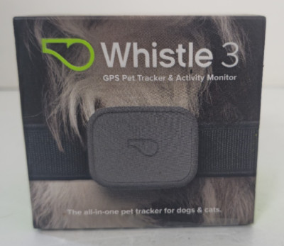 Whistle 3 GPS Location Pet Tracker and Activity Monitor Color Gray