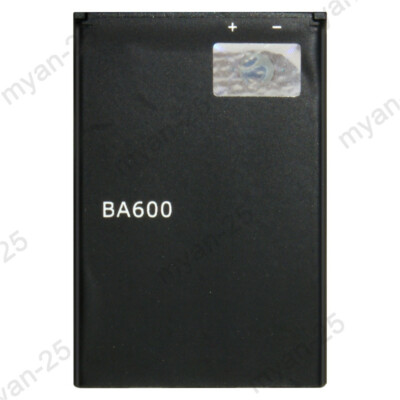 New Sony BA600 Replacement Battery for Sony Ericsson Xperia U ST25i