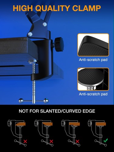 QuadCast Bras de micro avec perche réglable pour HyperX QuadCast QuadCast S –... - Photo 5/7