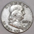 1961-D FRANKLIN HALF DOLLAR - Extra Fine - #2889EB