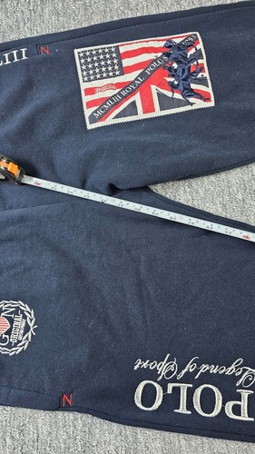 Geographical Norway Royal Polo Joggers Mens 2XL 34/32 Sweatpants Big Logo Patch - Imagen 12 de 17