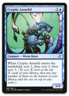 Cryptic Annelid #60 (NM) Time Spiral Remastered TSR Magic MTG