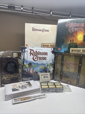 Robinson Crusoe: Collector's Edition + Expansions/Extras - Gamefound Pledge