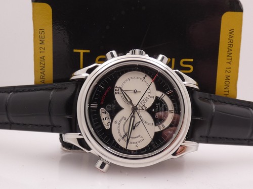 CHRONO OMEGA DE VILLE CO-AXIAL RATTAPANTE BOX&PAPERS AUTOMATIC STEEL WATCH