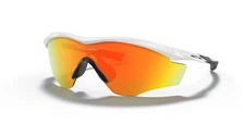 Oakley M2 Frame XL Polished White / Fire Iridium Sunglasses OO9343-05