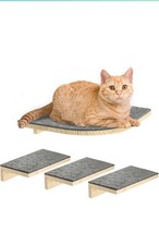 Mora Pets Cat Wall Shelves Corner Perch with 3 Steps