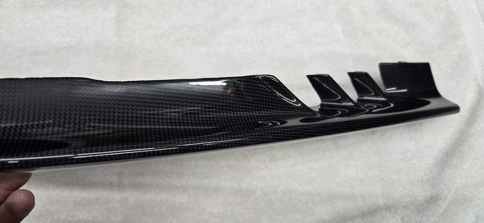 Ferrari SF90 Carbon Fiber Front Side Spoiler Splitter 872648 Front Bumper LEFT