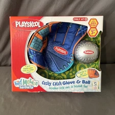 Playskool Baseball Glove & Ball Set Cushy Easy Catch Brand NEW 2006