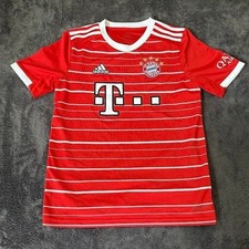 Adidas FC Bayern Munchen 2022-23 Home Jersey Youth 15-16 XL Red White H64095