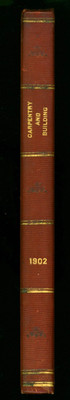 Carpentry And Building 1st.ed. Book Vol. XXlV Leather Spine Reference 1902