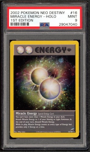 Miracle Energy (1st Edition) graded PSA 9 for sale on eBay