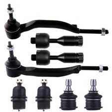 8x Front Lower Upper Ball Joints Steering Tie Rod End For Chevrolet Trailblazer