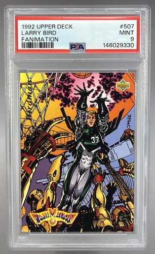 1992 Upper Deck Larry Bird Fanimation Celtics #507 PSA 9