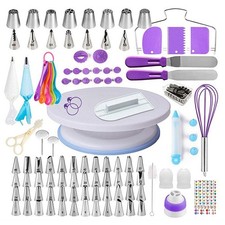 137 pcs Cake Decorating Set Professional Cupcake Decoration Kit Baking Supplies