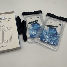 Mpow Waterproof Phone Bag 2 Piece  Black