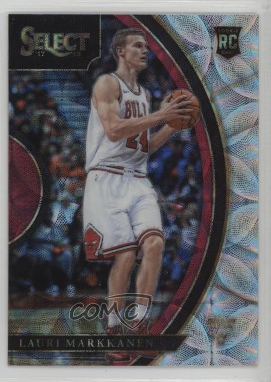2017-18 Panini Select Concourse Scope Prizm Lauri Markkanen #8 1d59