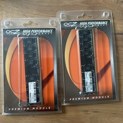 2x 1GB DDR2-800 PC2-6400 Desktop-RAMOCZ Value Series