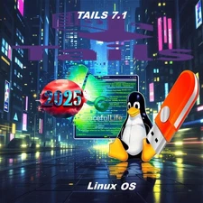 Linux Tails 7.1 64-Bit  Live Install Bootable OS Software 10-14-2025 edition