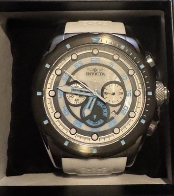  Invicta Speedway 50mm Mother/Pearl Gunmetal Light Blue White Men s Watch 20310