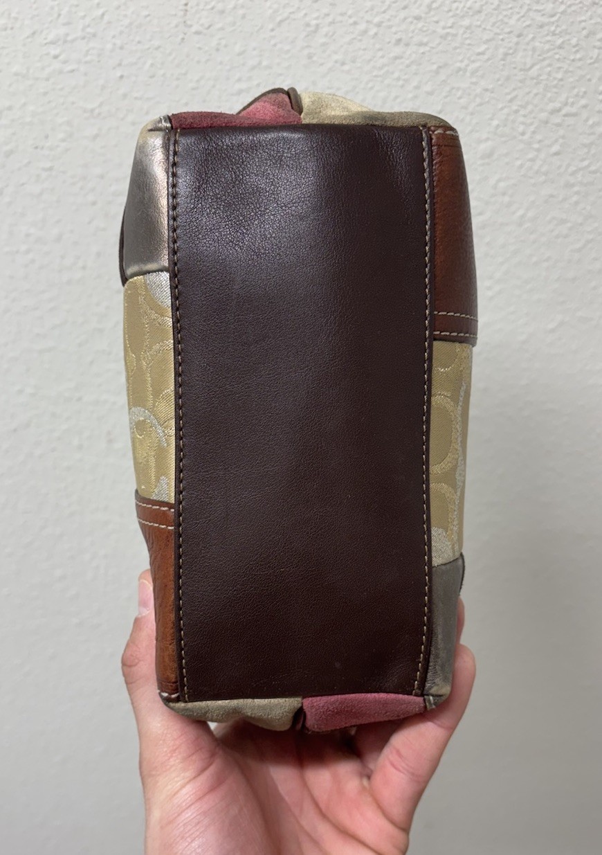 2007 Coach Patchwork Top Handle Pouch Mini Hobo H… - image 7