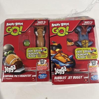 Angry Birds Go Jenga Set Of Two Bubbles& Corporal